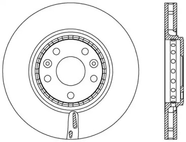 Тормозной диск (OPEN PARTS: BDA2547.20)