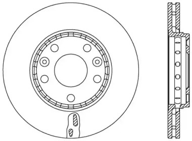 Тормозной диск (OPEN PARTS: BDA2548.20)