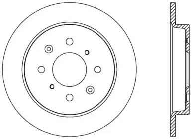 Тормозной диск (OPEN PARTS: BDA2553.10)