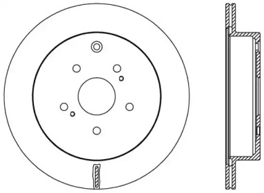 Тормозной диск (OPEN PARTS: BDA2568.20)