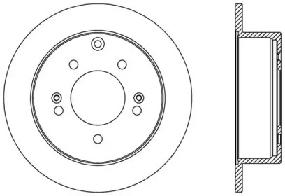 Тормозной диск (OPEN PARTS: BDA2570.10)