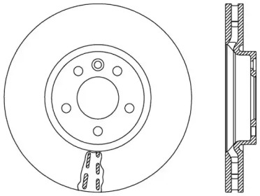 Тормозной диск (OPEN PARTS: BDA2572.20)