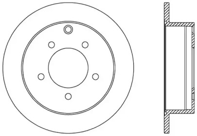 Тормозной диск (OPEN PARTS: BDA2588.10)