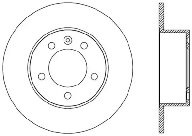 Тормозной диск (OPEN PARTS: BDA2589.10)