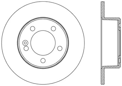 Тормозной диск (OPEN PARTS: BDA2599.10)