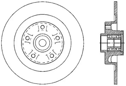 Тормозной диск (OPEN PARTS: BDA2602.30)