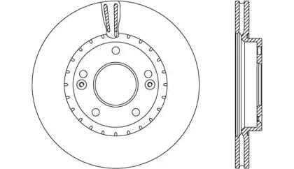 Тормозной диск (OPEN PARTS: BDA2603.20)