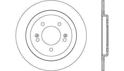 Тормозной диск (OPEN PARTS: BDA2605.10)