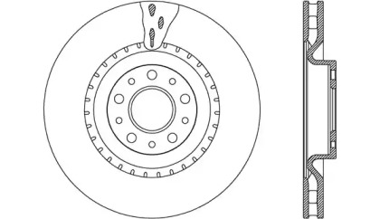 Тормозной диск (OPEN PARTS: BDA2634.20)