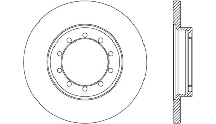 Тормозной диск (OPEN PARTS: BDA2637.10)