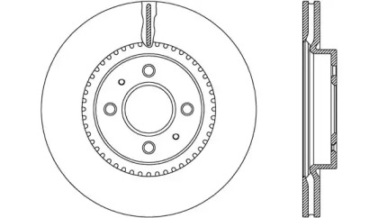 Тормозной диск (OPEN PARTS: BDA2639.20)