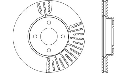 Тормозной диск (OPEN PARTS: BDA2648.20)