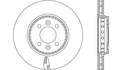 Тормозной диск (OPEN PARTS: BDA2653.20)