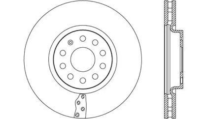 Тормозной диск (OPEN PARTS: BDA2657.20)