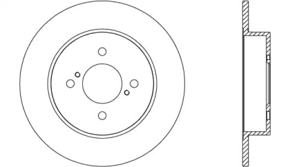 Тормозной диск (OPEN PARTS: BDA2662.10)