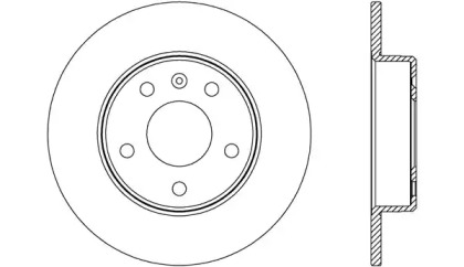 Тормозной диск (OPEN PARTS: BDA2667.10)