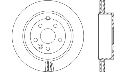 Тормозной диск (OPEN PARTS: BDA2672.20)