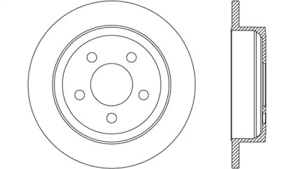 Тормозной диск (OPEN PARTS: BDA2676.10)