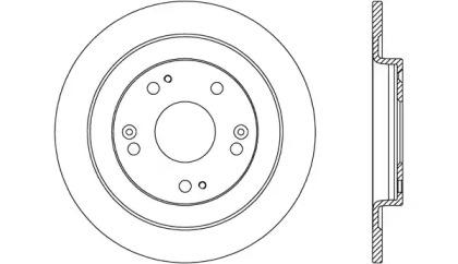 Тормозной диск (OPEN PARTS: BDA2685.10)