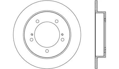 Тормозной диск (OPEN PARTS: BDA2707.10)