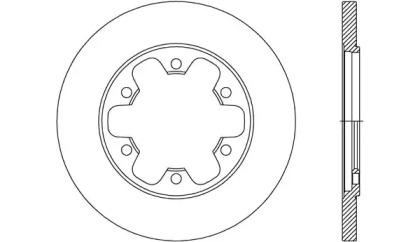 Тормозной диск (OPEN PARTS: BDA2732.10)