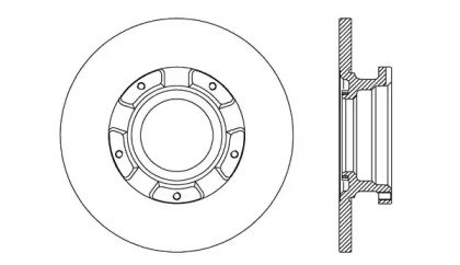 Тормозной диск (OPEN PARTS: BDA2735.10)