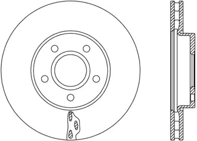 Тормозной диск (OPEN PARTS: BDA2739.20)