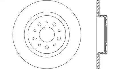 Тормозной диск (OPEN PARTS: BDA2740.10)