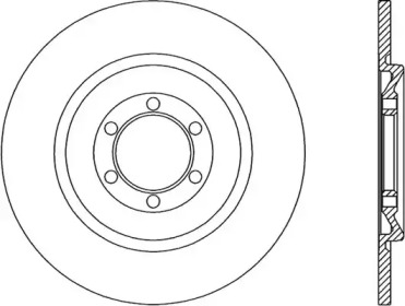 Тормозной диск (OPEN PARTS: BDR1003.10)