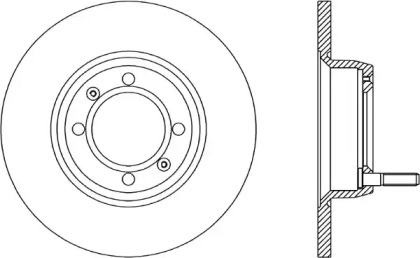 Тормозной диск (OPEN PARTS: BDR1011.10)