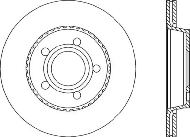 Тормозной диск (OPEN PARTS: BDR1029.20)