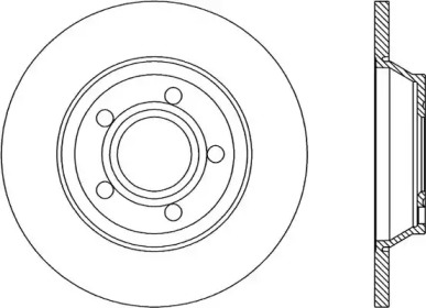 Тормозной диск (OPEN PARTS: BDR1042.10)