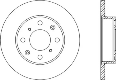 Тормозной диск (OPEN PARTS: BDR1050.10)