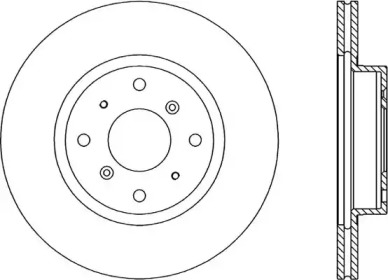 Тормозной диск (OPEN PARTS: BDR1052.20)