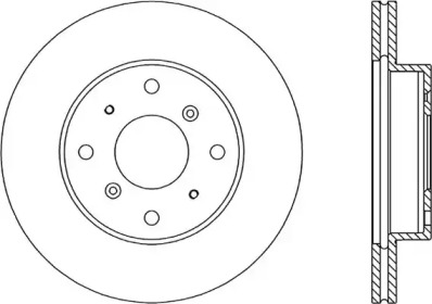 Тормозной диск (OPEN PARTS: BDR1053.20)