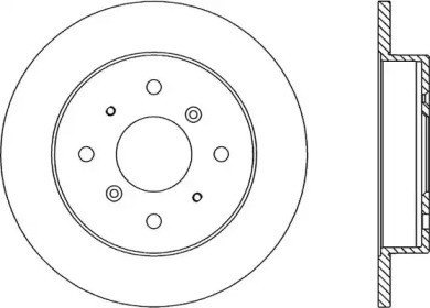 Тормозной диск (OPEN PARTS: BDR1056.10)