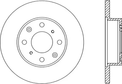 Тормозной диск (OPEN PARTS: BDR1063.10)