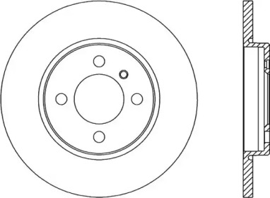 Тормозной диск (OPEN PARTS: BDR1080.10)