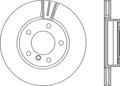 Тормозной диск (OPEN PARTS: BDR1093.20)