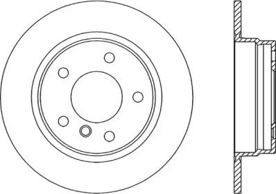 Тормозной диск (OPEN PARTS: BDR1094.10)