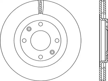 Тормозной диск (OPEN PARTS: BDR1106.20)