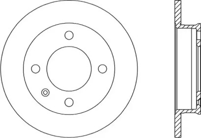 Тормозной диск (OPEN PARTS: BDR1157.10)