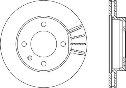 Тормозной диск (OPEN PARTS: BDR1158.20)