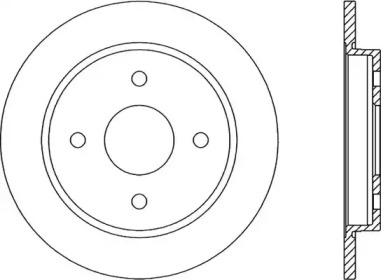 Тормозной диск (OPEN PARTS: BDR1165.10)