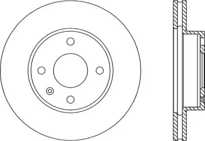 Тормозной диск (OPEN PARTS: BDR1170.20)