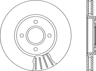 Тормозной диск (OPEN PARTS: BDR1177.20)