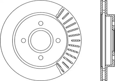 Тормозной диск (OPEN PARTS: BDR1185.20)