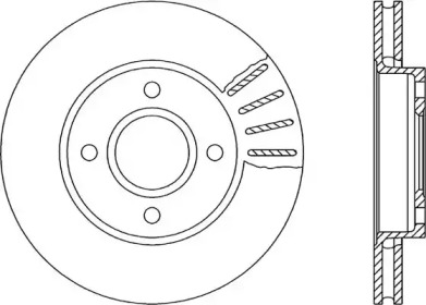 Тормозной диск (OPEN PARTS: BDR1186.20)