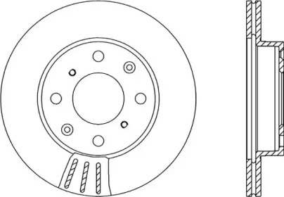 Тормозной диск (OPEN PARTS: BDR1203.20)