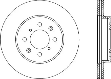 Тормозной диск (OPEN PARTS: BDR1215.20)